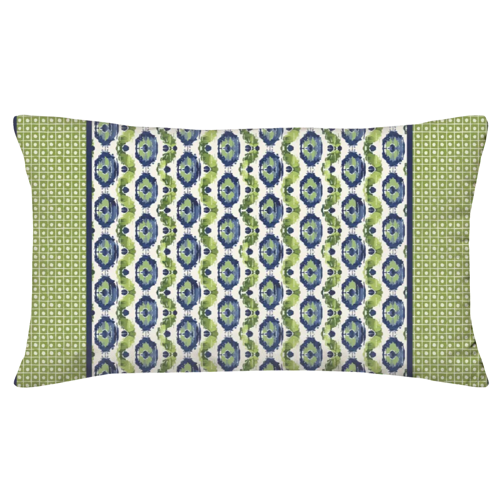 Kelp Ribbon Duvet Cover Set | Ikat Fusion Collection