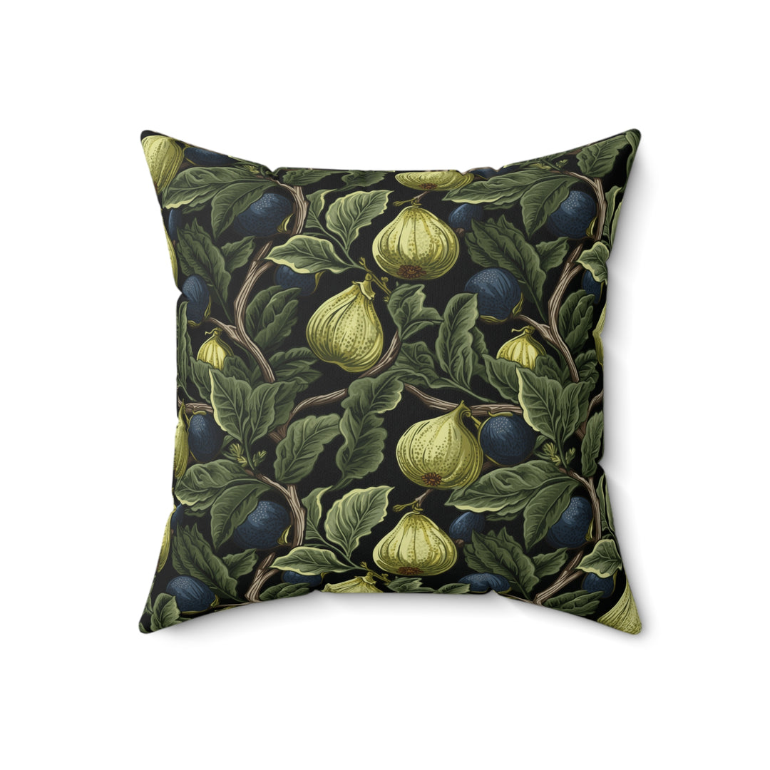 Microsuede Cushion / William Morris Inspired - Figs