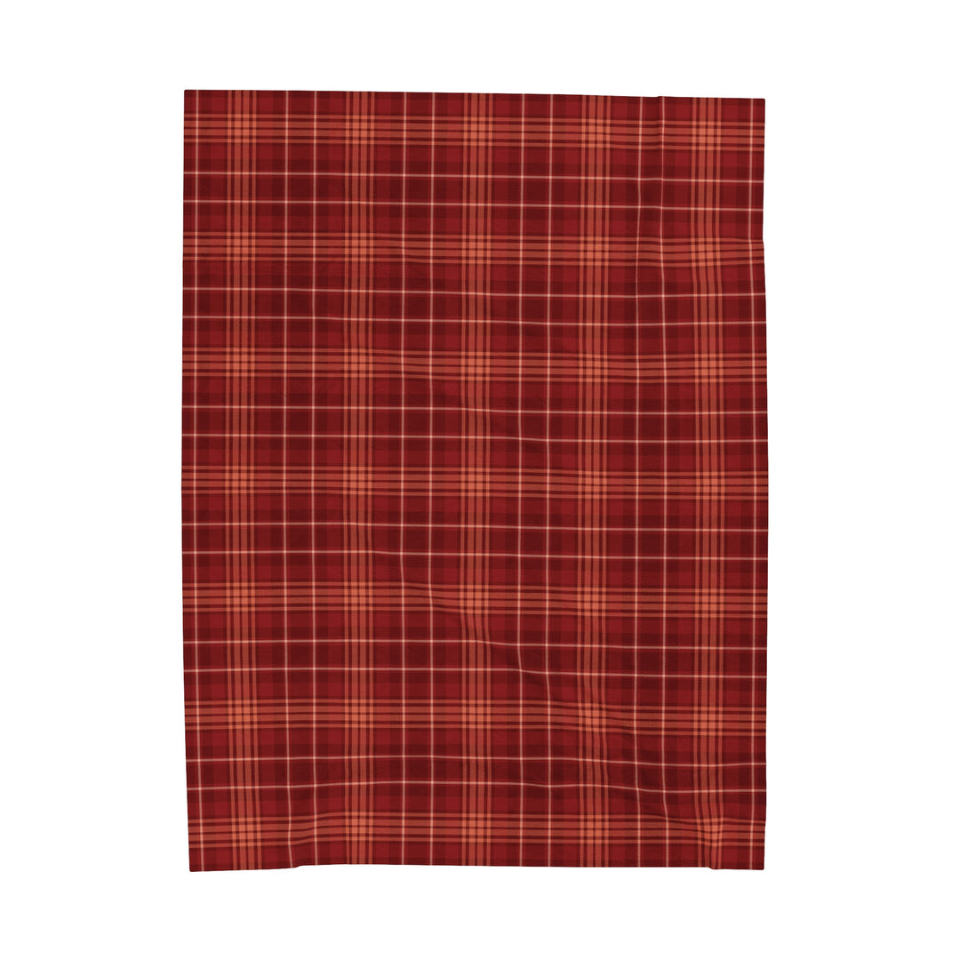 Velveteen Plush Blanket / Crisp Fall Plaids