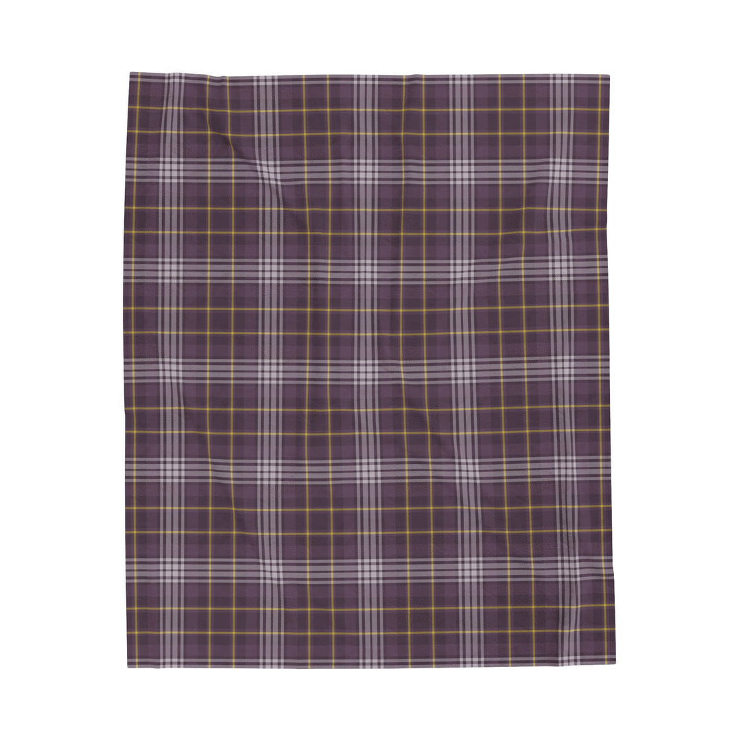 Velveteen Plush Blanket / Crisp Fall Plaids