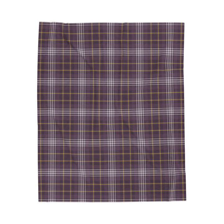 Velveteen Plush Blanket / Crisp Fall Plaids