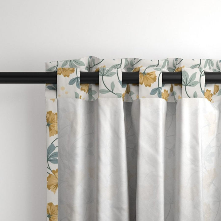 Cotton Curtain Panel | Danzin - Sequin Yellow (SW - Naturally Refined Collection)