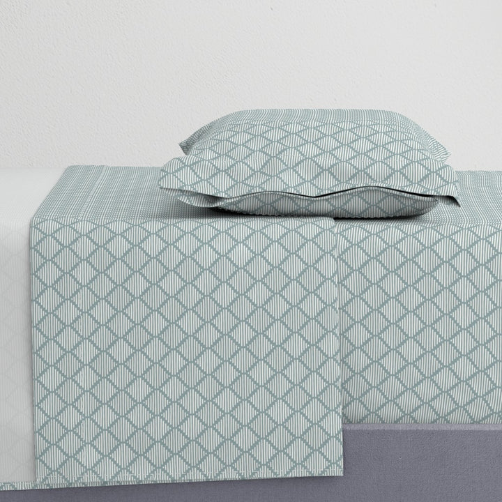 Cotton Sateen Sheet Set | Diamond (SW Naturally Refined Collection)