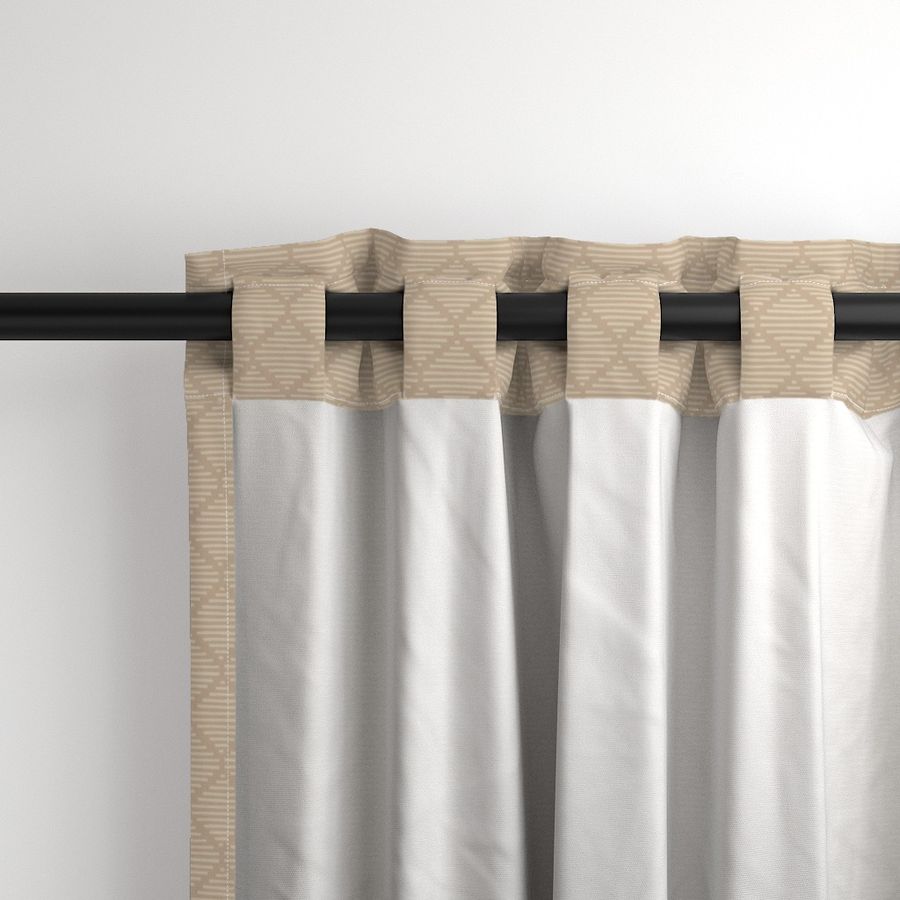 Cotton Curtain Panel | Diamond - Nomadic Desert (SW - Naturally Refined Collection)