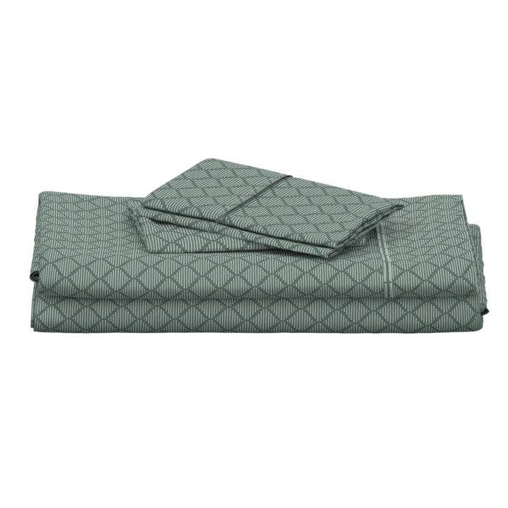 Cotton Sateen Sheet Set | Diamond (SW Naturally Refined Collection)