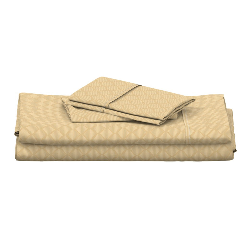 Cotton Sateen Sheet Set | Diamond (SW Naturally Refined Collection)