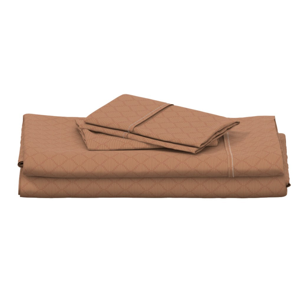 Cotton Sateen Sheet Set | Diamond (SW Naturally Refined Collection)