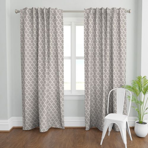 Cotton Curtain Panel | Diamond XL - Nutshell (SW - Naturally Refined Collection)