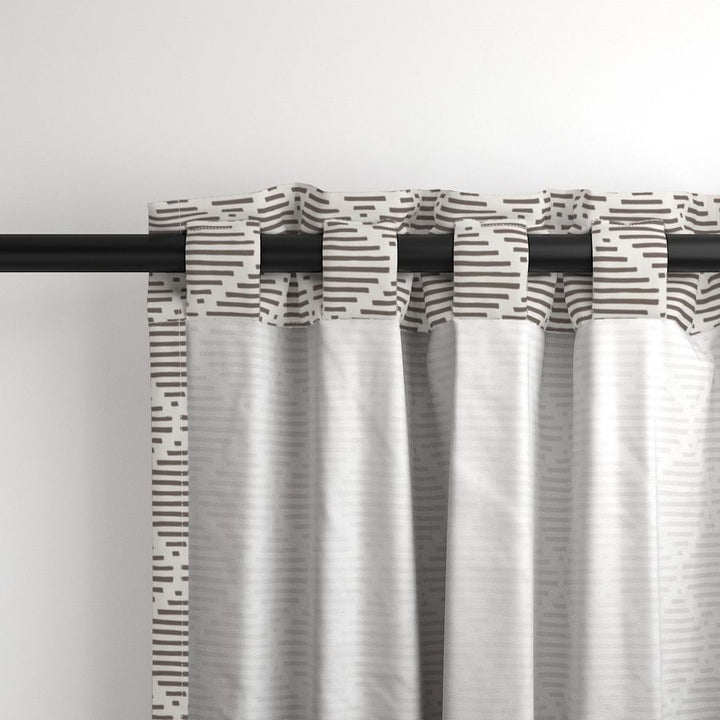 Cotton Curtain Panel | Diamond XL - Nutshell (SW - Naturally Refined Collection)