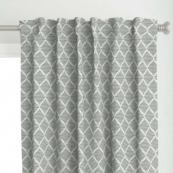 Cotton Curtain Panel | Diamond XL - Rocky River (SW - Naturally Refined Collection)