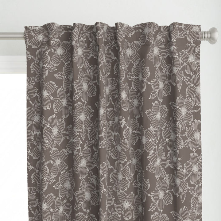 Cotton Curtain Panel | Dogwood - Nutshell (SW - Naturally Refined Collection)