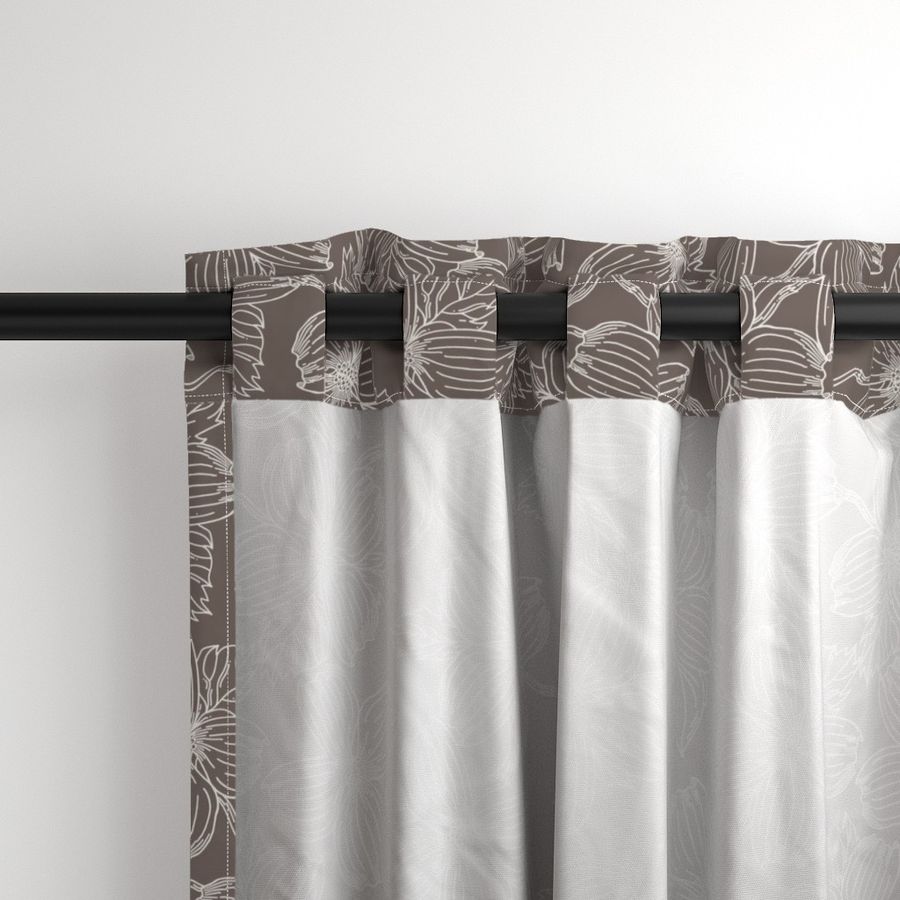 Cotton Curtain Panel | Dogwood - Nutshell (SW - Naturally Refined Collection)