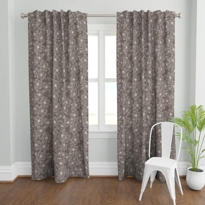 Cotton Curtain Panel | Dogwood - Nutshell (SW - Naturally Refined Collection)