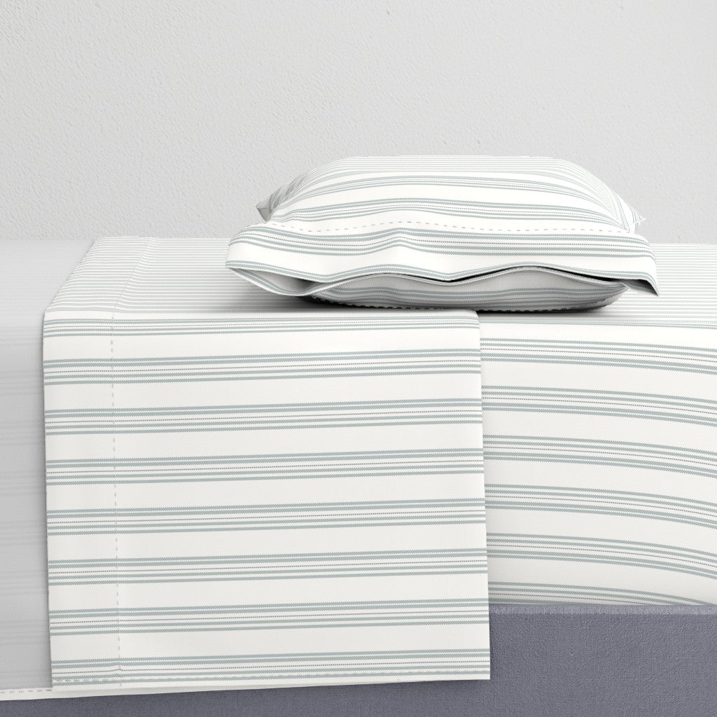 Cotton Sateen Sheet Set | Ticking Stripe  (SW Naturally Refined Collection)