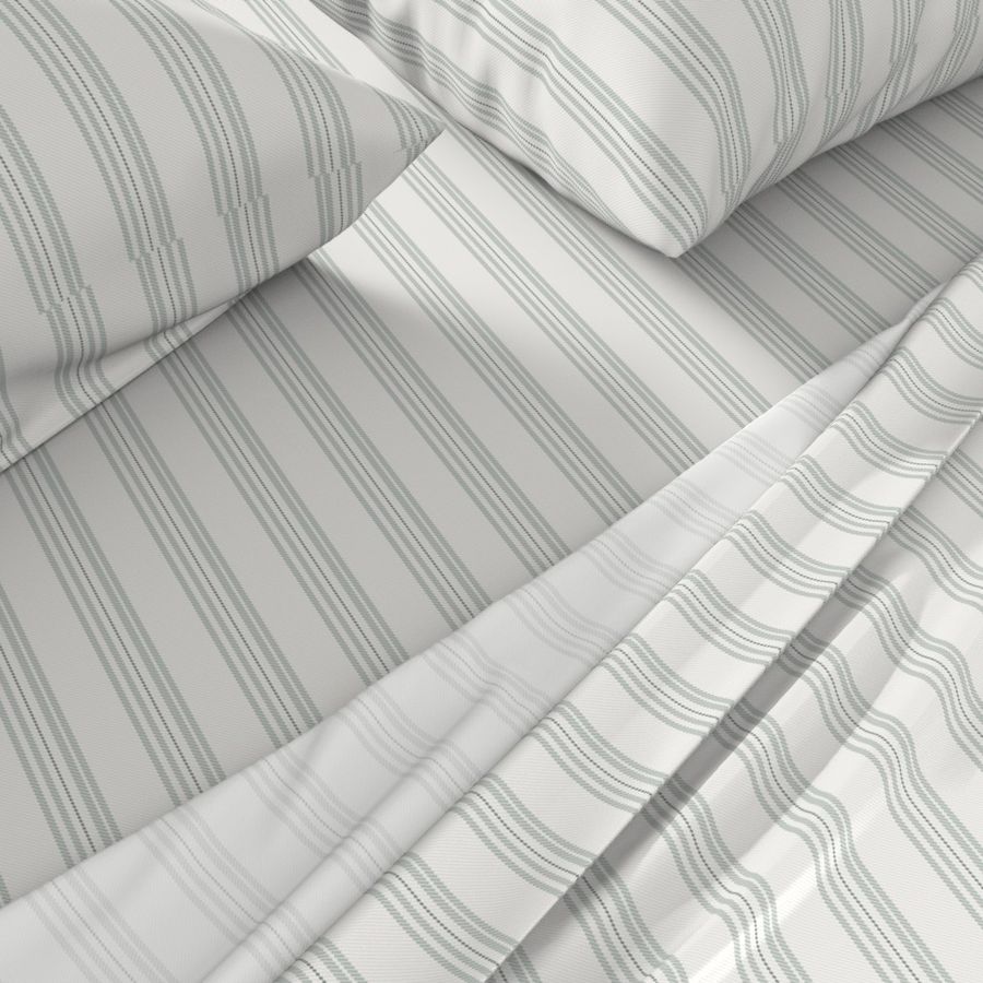 Cotton Sateen Sheet Set | Ticking Stripe  (SW Naturally Refined Collection)