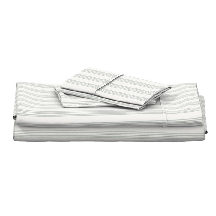 Cotton Sateen Sheet Set | Ticking Stripe  (SW Naturally Refined Collection)