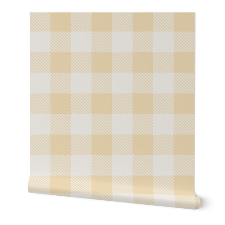 Wallpaper | Buffalo Plaid - Convivial Yellow (SW - Naturally Refined Collection)