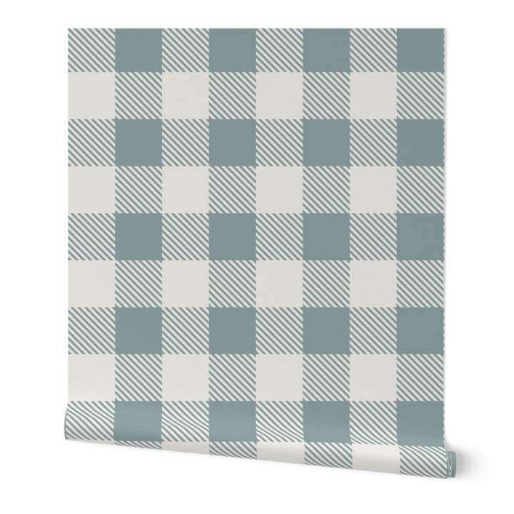 Wallpaper | Buffalo Plaid - Delft (SW - Naturally Refined Collection)