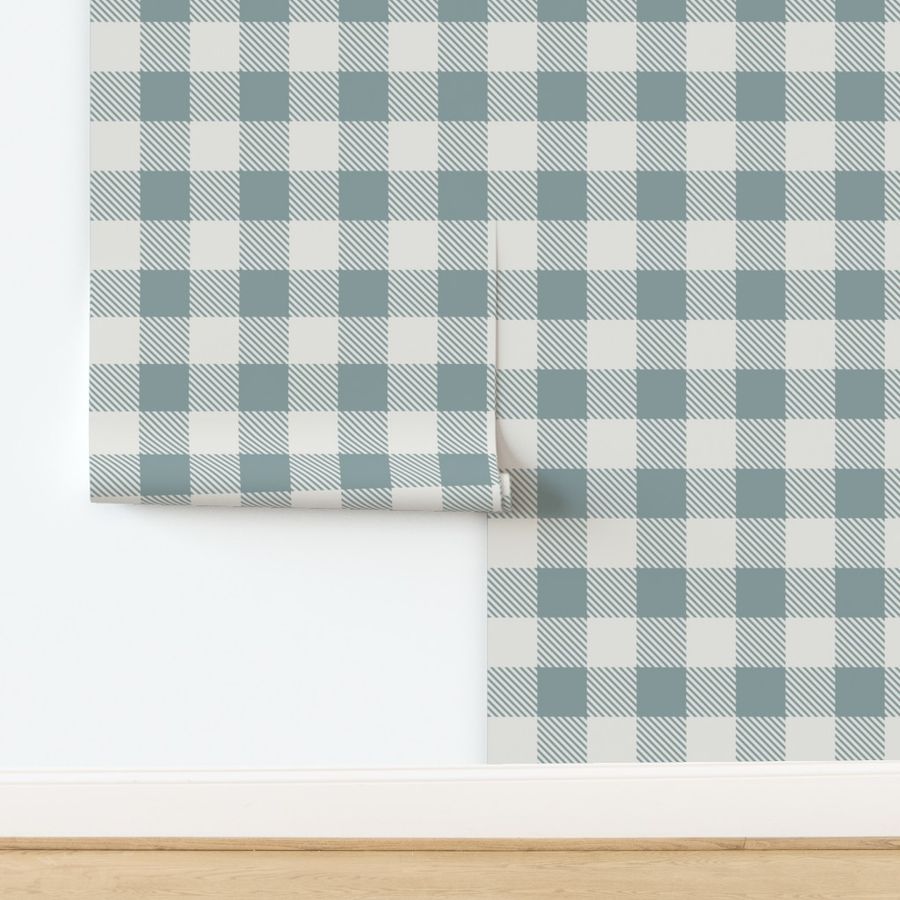 Wallpaper | Buffalo Plaid - Delft (SW - Naturally Refined Collection)