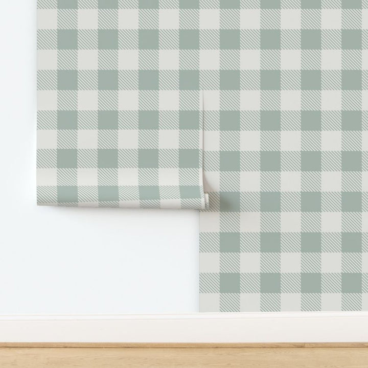 Wallpaper | Buffalo Plaid - Quietude (SW - Naturally Refined Collection)