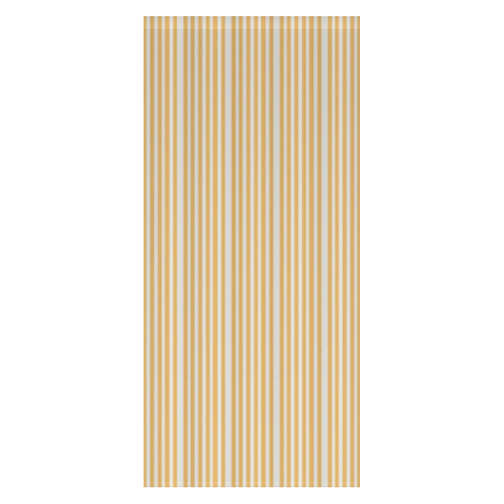 Window Curtain Set - Cotton Blend (2 Panels) | French Stripe - Yellow