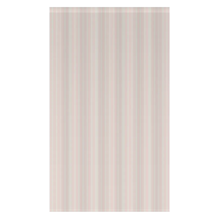 Window Curtain Set - Cotton Blend (2 Panels) | French Stripe - Ballet Pink