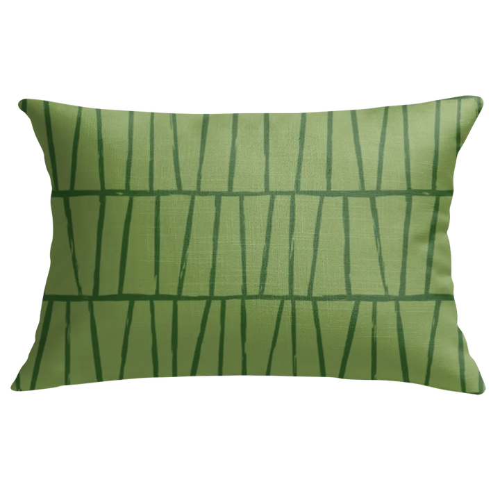 Reversible Pillow Pair – Limeade