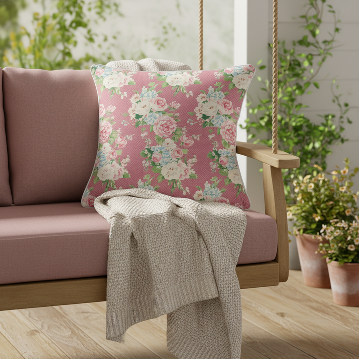 Emma – Reversible Throw Pillow | Vintage Cottage Collection
