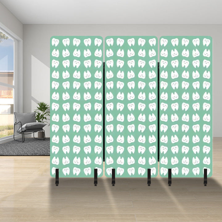 3 Panel Sound-Absorbing Room Divider / Happy Tooth