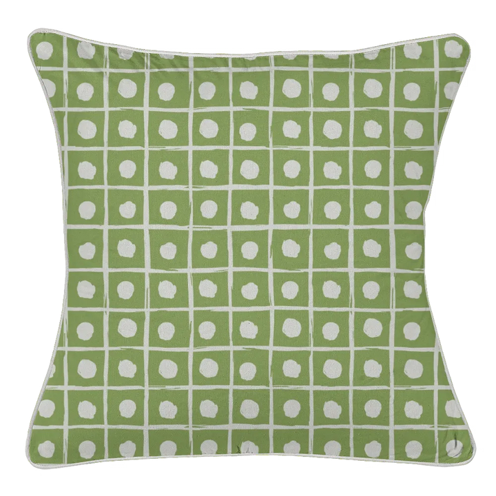 Ikat Fusion Coordinates Pair – Lily Pad (Leaf)