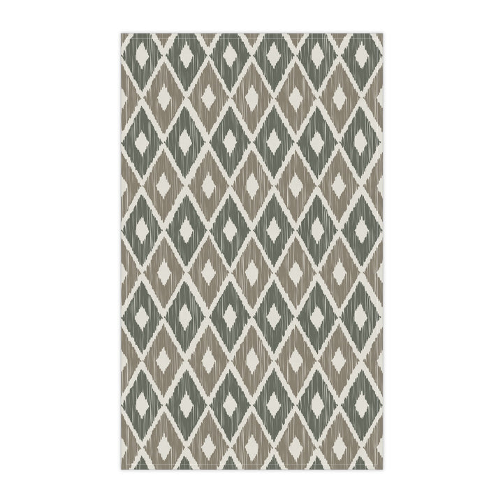 Cotton Twill Tea Towel / Ikat Design