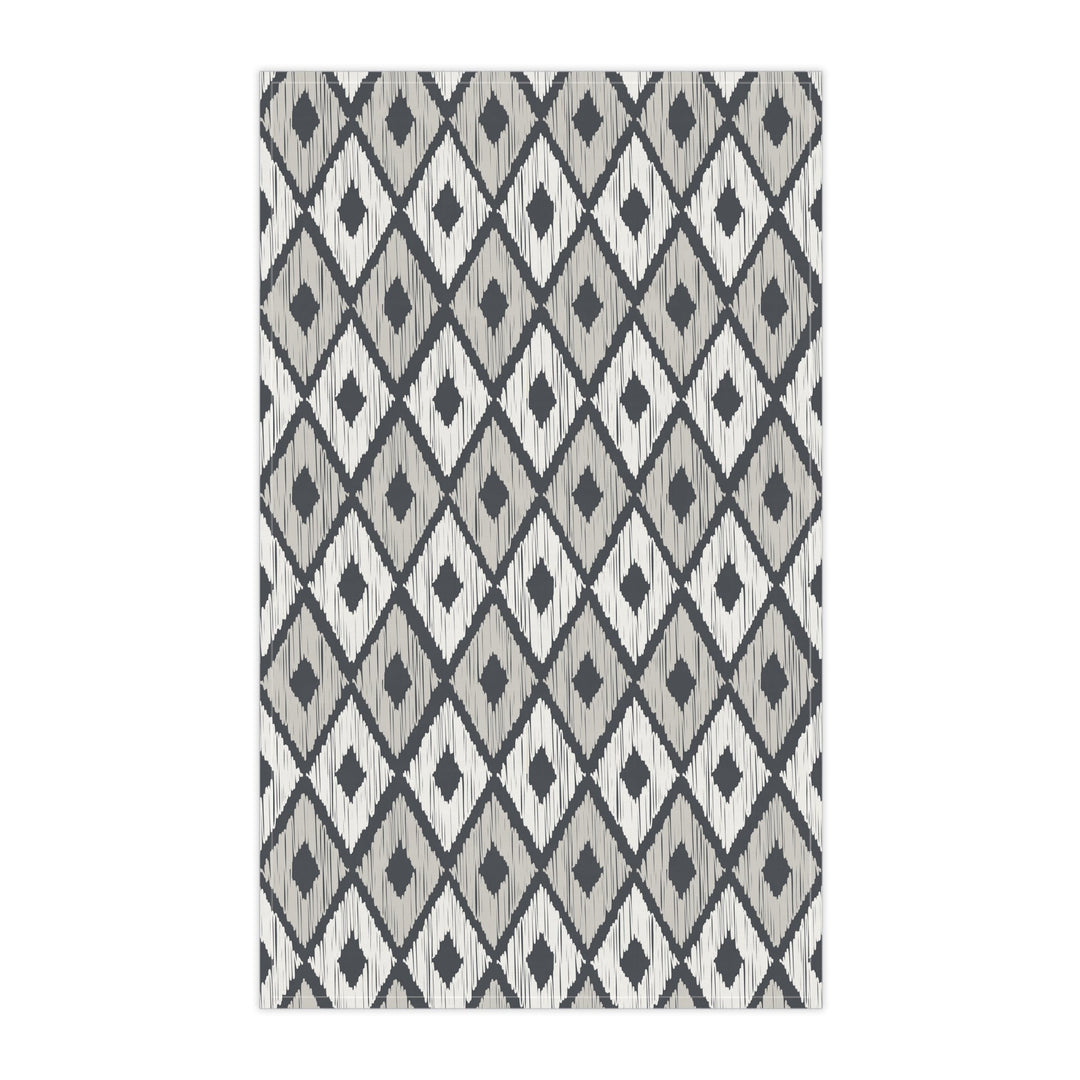 Cotton Twill Tea Towel / Ikat Design