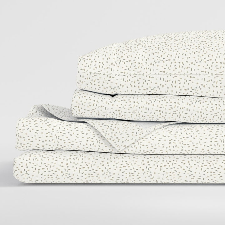 Form &amp; Field™ Sheet Set – Dot Dash (Cream &amp; Sugar)