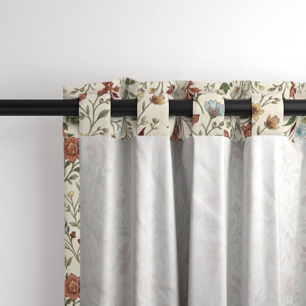 Form &amp; Field™ Cotton Blend Curtain Panel Set (2 Panels) – Floral