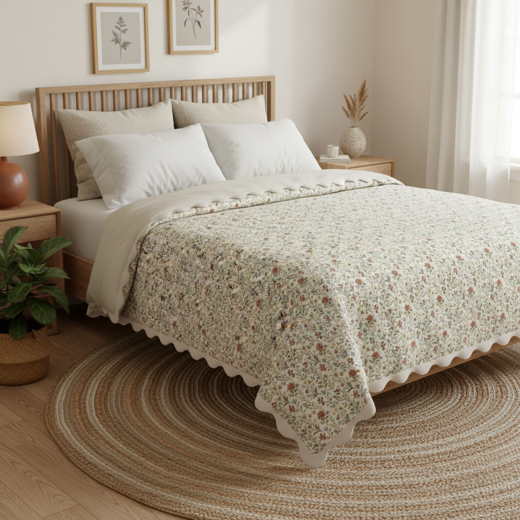 Form &amp; Field™ Scalloped Duvet Cover Set – Floral