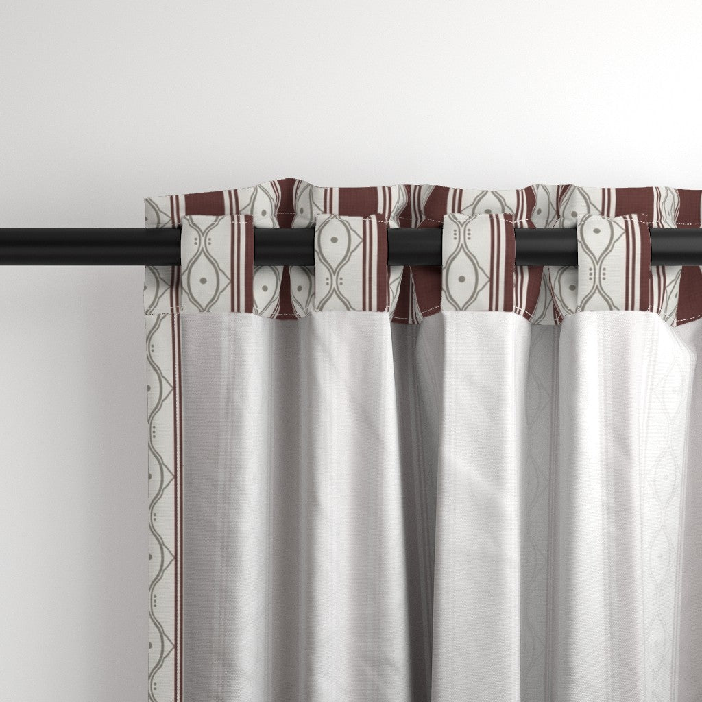 Form &amp; Field™ Cotton Blend Curtain Panel Set (2 Panels) – Stripe Lattice