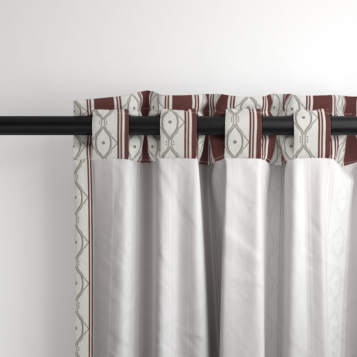 Form &amp; Field™ Cotton Blend Curtain Panel Set (2 Panels) – Stripe Lattice