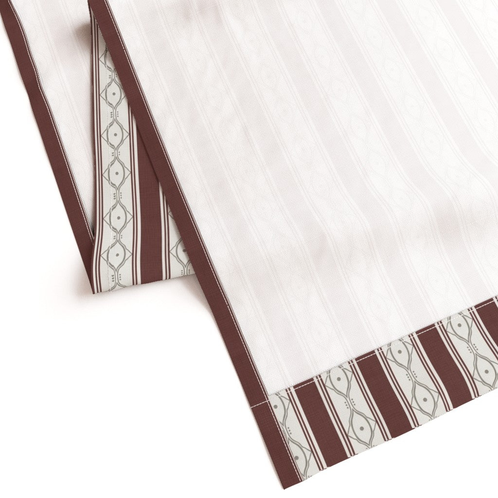 Form &amp; Field™ Cotton Blend Curtain Panel Set (2 Panels) – Stripe Lattice