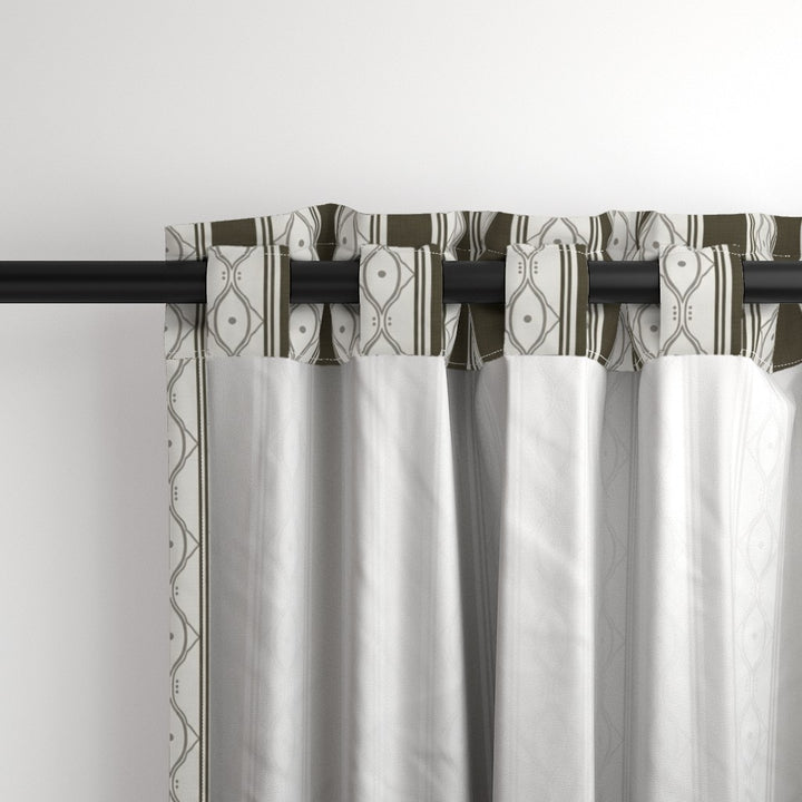 Form &amp; Field™ Cotton Blend Curtain Panel Set (2 Panels) – Stripe Lattice