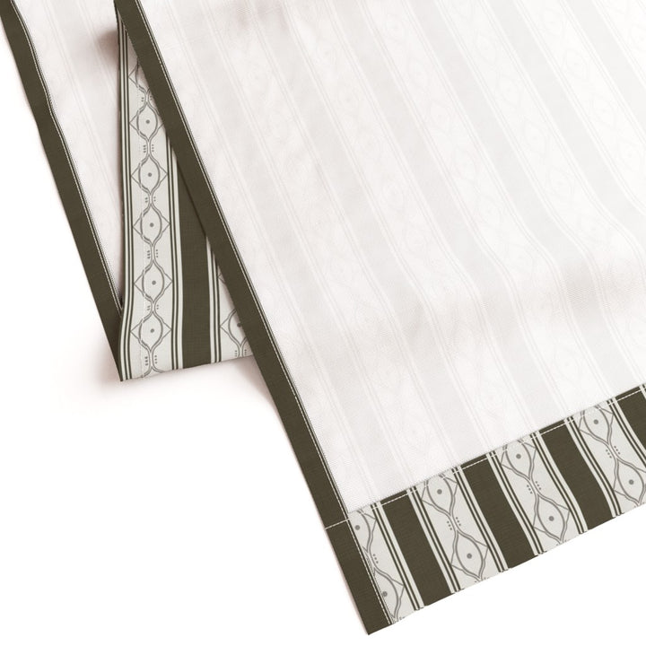 Form &amp; Field™ Cotton Blend Curtain Panel Set (2 Panels) – Stripe Lattice