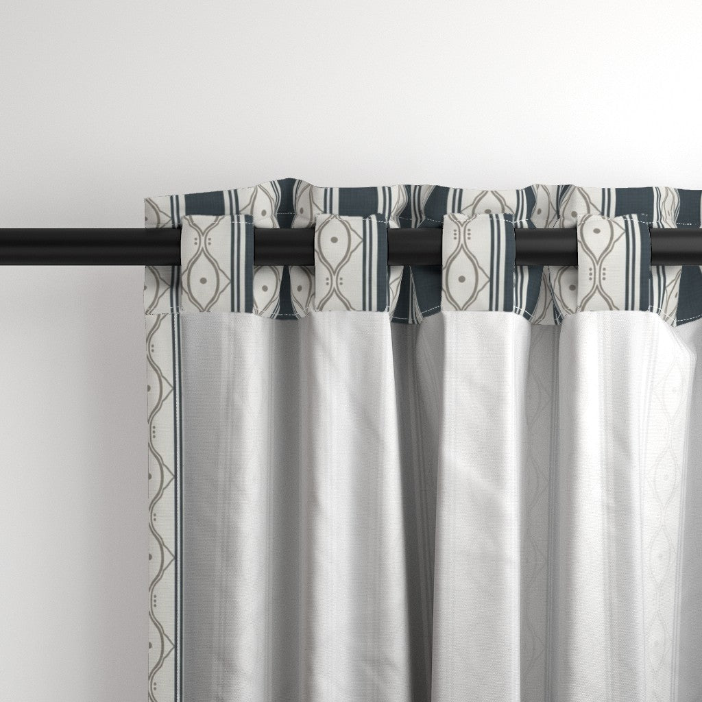 Form &amp; Field™ Cotton Blend Curtain Panel Set (2 Panels) – Stripe Lattice