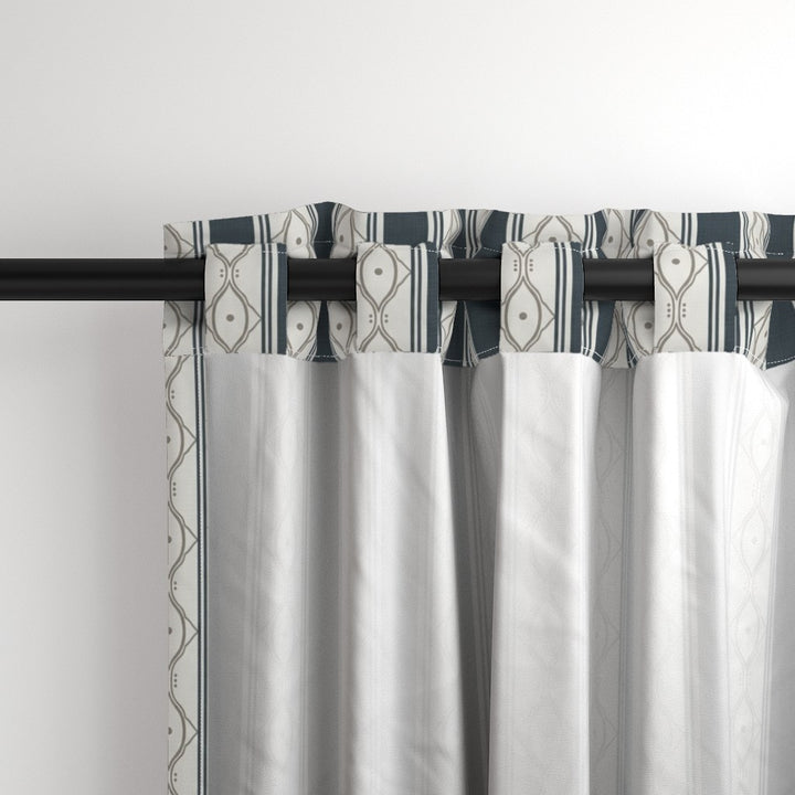 Form &amp; Field™ Cotton Blend Curtain Panel Set (2 Panels) – Stripe Lattice