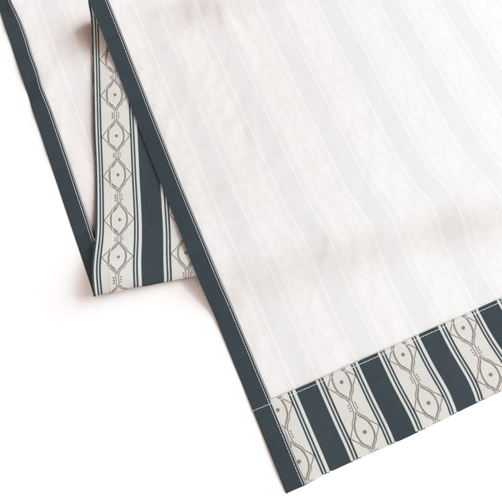 Form &amp; Field™ Cotton Blend Curtain Panel Set (2 Panels) – Stripe Lattice