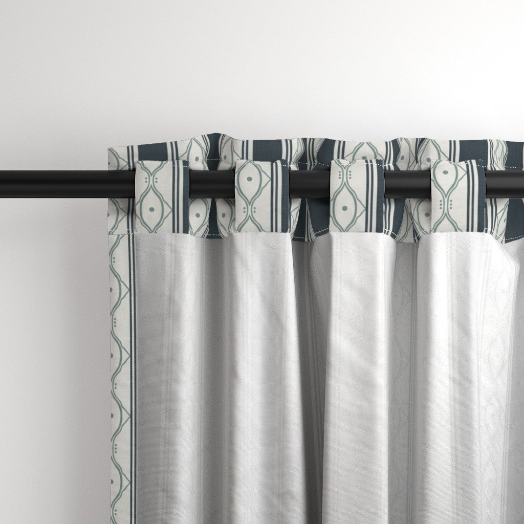 Form &amp; Field™ Cotton Blend Curtain Panel Set (2 Panels) – Stripe Lattice