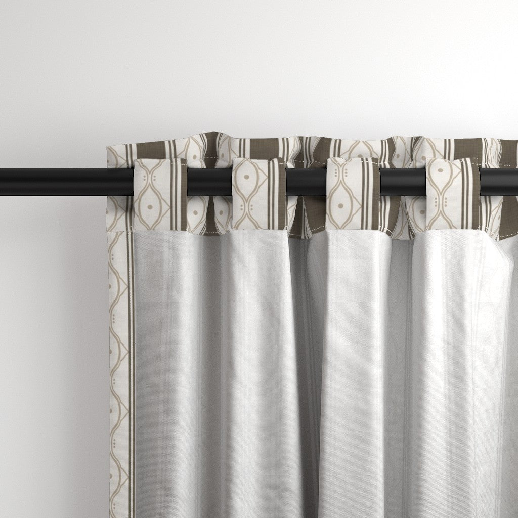 Form &amp; Field™ Cotton Blend Curtain Panel Set (2 Panels) – Stripe Lattice