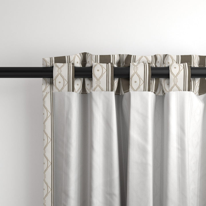 Form &amp; Field™ Cotton Blend Curtain Panel Set (2 Panels) – Stripe Lattice