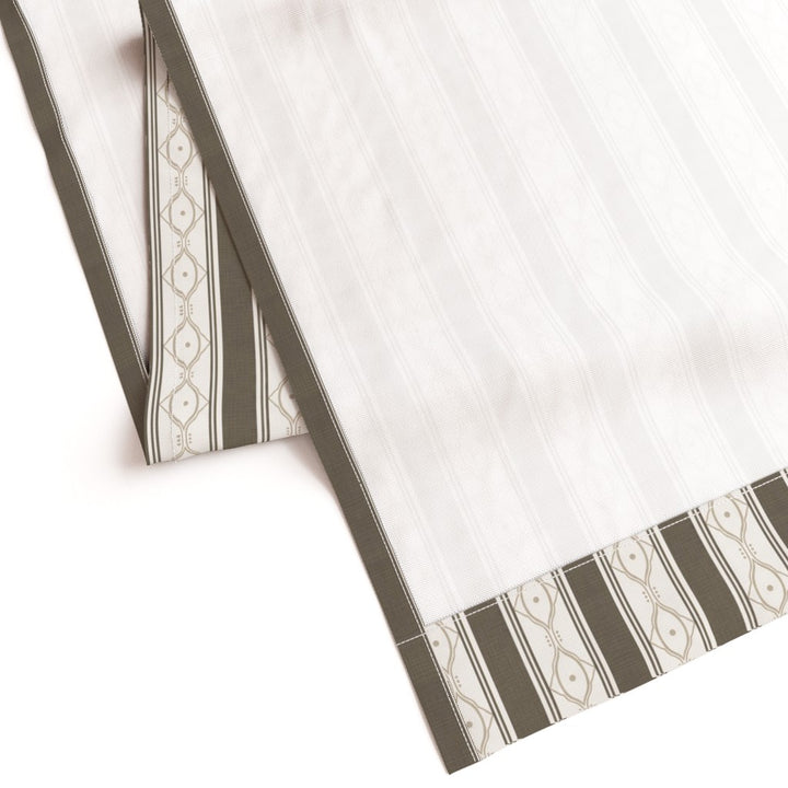Form &amp; Field™ Cotton Blend Curtain Panel Set (2 Panels) – Stripe Lattice