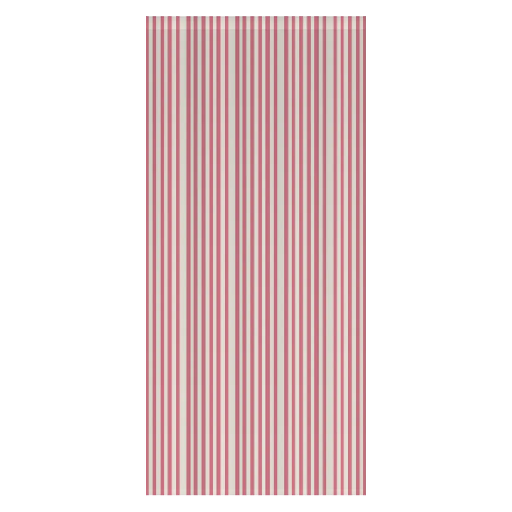 Window Curtain Set - Cotton Blend (2 Panels) | French Stripe - Peony