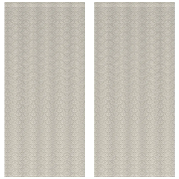 Midnight Garden™ Cotton Blend Curtain Panel Set (2 Panels) – Damask