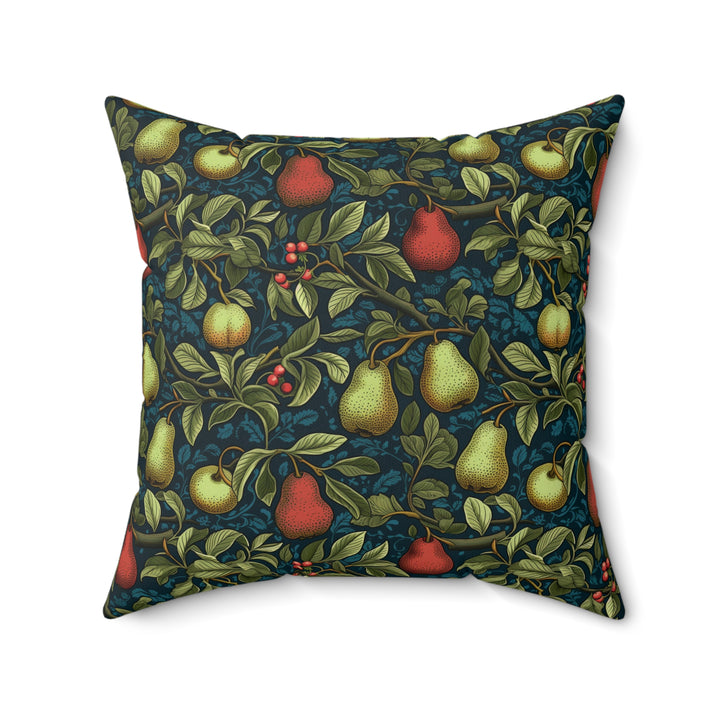 Microsuede Cushion / William Morris Inspired - Pears